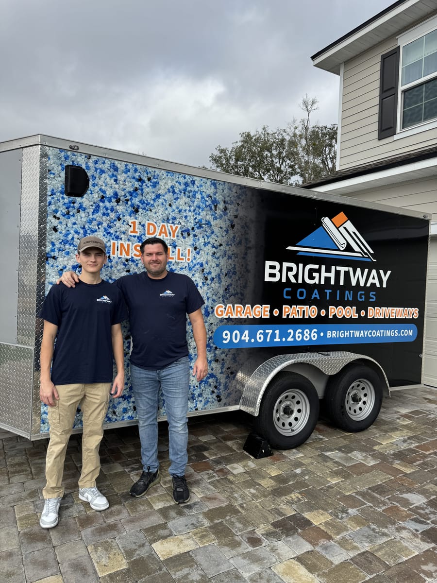 Paul and Tim - Father and Son Team at Brightway Coatings